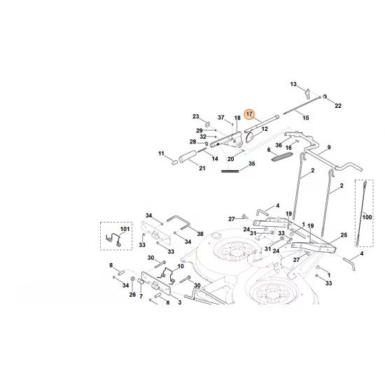 Stihl  Rura kompl. 6170 760 8200